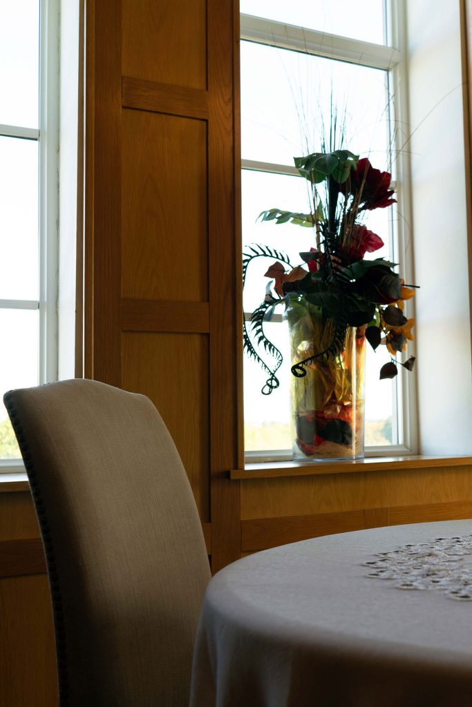 Luxury art deco hotel in Doncaster breakfast table