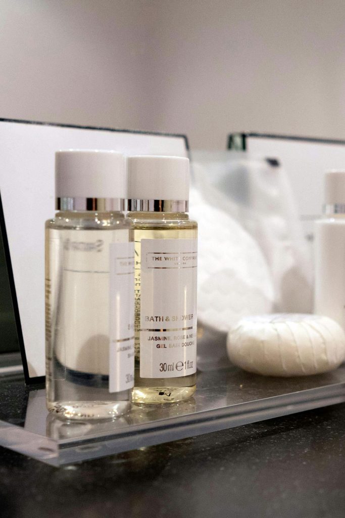 Luxury art deco hotel in Doncaster shower gel