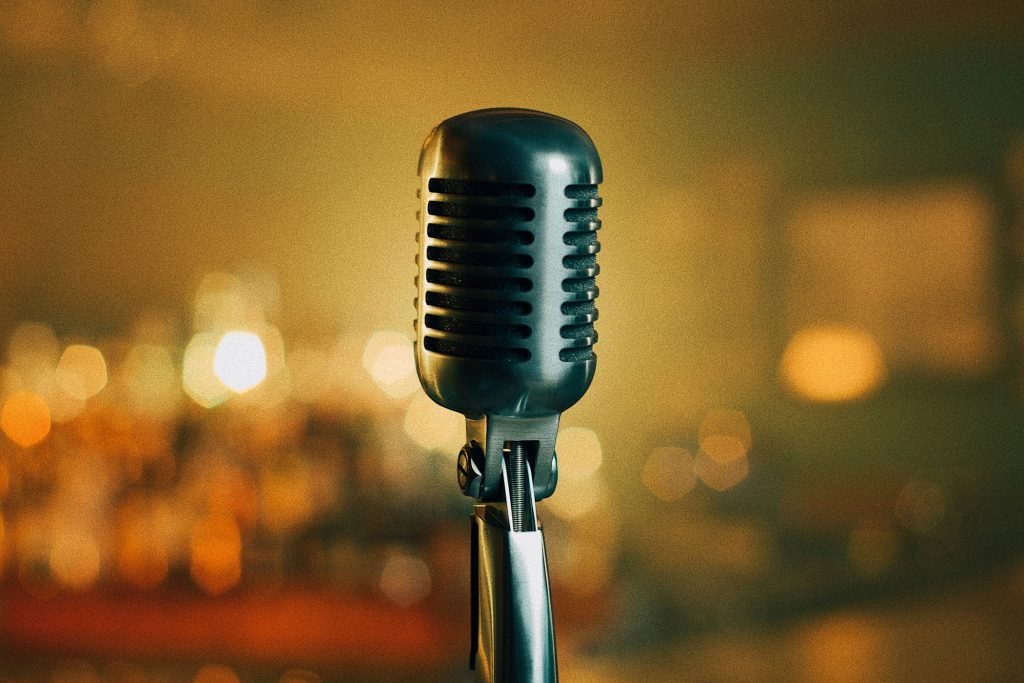 Luxury art deco hotel in Doncaster microphone